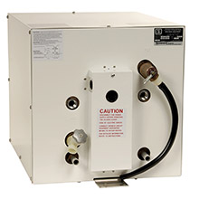 WHALE MARINE Seaward 11 galllon hot water heater w and front heat exchanger white epoxy finish