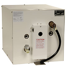 WHALE MARINE Seaward 11 gallon hot water heater w and rear heat exchanger white epoxy