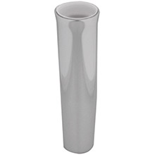 TACO METALS Flared weld%2Don rod holder 9%2D3 and 4 inch l x 1%2D3 and 4 inch id %2D white liner polished finish