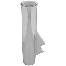 TACO METALS Flared weld%2Don rod holder 9%2D3 and 4 inch l x 1%2D3 and 4 inch id %2D white liner polished finish %2D 3 and 8 inch coped blade