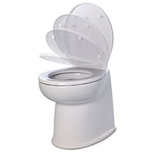 JABSCO 17 inch deluxe flush fresh water toilet w and soft close lid