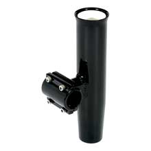 LEES TACKLE Clamp%2Don rod holder bk alum horizontal pipe size 1