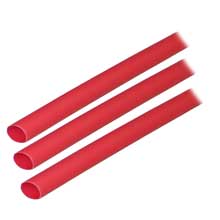 ANCOR Heat shrink tubing 1 and 4 inch x 3 inch red 3 pack 16%2D10 awg