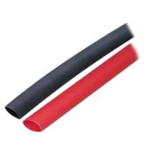 ANCOR Heat shrink tubing 3 and 8 inch x 3 inch black and red 12%2D8 awg