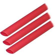 ANCOR Heat shrink tubing 3 and 8 inch x 3 inch red 3 pack 12%2D8 awg