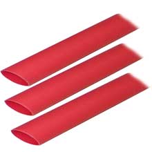 ANCOR Heat shrink tubing 3 and 4 inch x 3 inch red 3 pack 8%2D2 and 0 awg