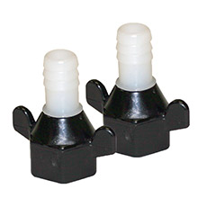 SHURFLO 1 and 2 inch barb x 1 and 2 inch npt%2Df hex and wingnut straight fitting
