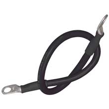 ANCOR Battery cable assembly 4 awg 48 inch 5 and 16 inch studs black