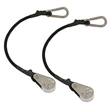 TACO METALS Shock cord w and roller pair