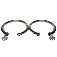 WHITECAP Top mount ring ss cup holder %2D 2%2Ddrink %2D base mount