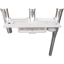TACO METALS Deluxe trident rod holder cluster offset w and tool caddy