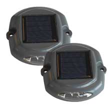 DOCK EDGE Docklite solar dock deck light %2D 2%2Dpack