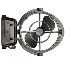 CAFRAMO Sirocco II 3%2DSpeed 7 inch Gimbal Fan %2D Black %2D 12%2D24V