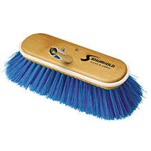 SHURHOLD 10 inch extra%2Dsoft deck brush %2D blue nylon bristles