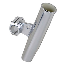 CE SMITH Aluminum Clamp%2DOn Rod Holder %2D Horizontal %2D 166 inch OD %2D Fits 1%2D1 and 4 inch Pipe