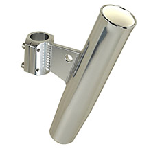 CE SMITH Aluminum Clamp%2DOn Rod Holder %2D Vertical %2D 166 inch OD %2D Fits 1%2D1 and 4 inch Pipe