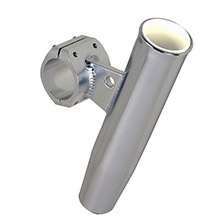 CE SMITH Aluminum Clamp%2DOn Rod Holder %2D Horizontal %2D 2375 inch OD %2D Fits 2 inch Pipe