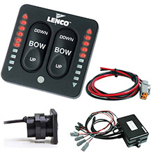 LENCO LED Indicator Two%2DPiece Tactile Switch Kit w and Pigtail f and Dual Actuator Systems
