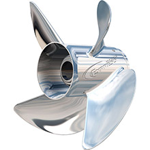 TURNING POINT Point express mach4 left hand stainless steel propeller %2D ex1 and ex2%2D1317%2D4l %2D 1325 inch x 17 inch %2D 4%2Dblade