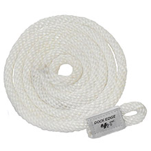 DOCK EDGE Fender line %2D 3 and 8 inch x 5 ft %2D white %2D 2%2Dpack