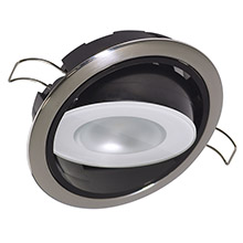 LUMITEC Mirage positionable down light %2D spectrum rgbw dimming %2D polished bezel