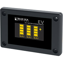 BLUE SEA P12 battery charger display
