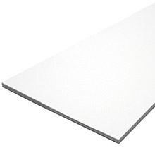 TACO METALS Marine lumber %2D 12 inch x 27 inch x 1 and 4 inch %2D white starboard