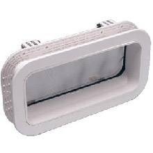 BECKSON 5 x 12 x 1 inch self drain opening port