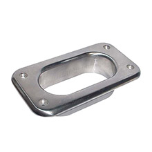 WHITECAP Hawse pipe %2D 316 stainless steel %2D 4 x 2 inches