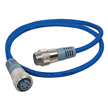 MARETRON Mini double ended cordset %2D male to female %2D 10m %2D blue