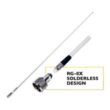KJM 4 ft., 3dB AIS Antenna, white
