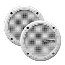 LOWRANCE Speakers, 6.5 inch, SonicHub