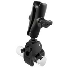 RAM Mount 1 inch ball standard length double socket arm with medium tough%2Dclaw base