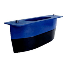 RAYMARINE R509C-LH DT 28-60 130-310 kHz 2-3kW CHIRP Epoxy Thru-Hull Transducer