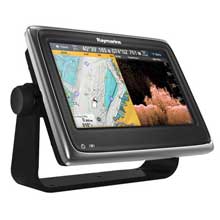 RAYMARINE A98 MFD and DVSonar w and C%2DMap US Charts