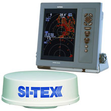 SI-TEX T-2041 Professional Dual Range Radar w/4kW 25 Dome - 10.4 inch Color TFT LCD Display