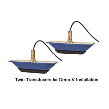 SIMRAD Dual Brnze Thru-Hull Transducer Kit for LSS-1