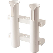 SEA DOG 2 Pole Side Mt Rod Hld Wht