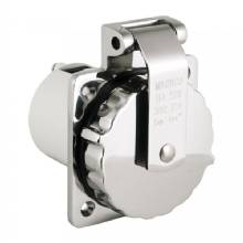 MARINCO 16A 230V Easy Lock 316 Stainless Steel Inlet