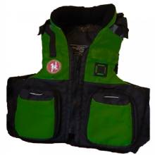 FIRST WATCH AV%2D800 Pro 4%2DPocket Vest USCG Type III %2D Green and Black %2D S and M