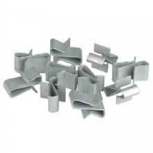 C.E. SMITH Trailer Frame Clips - Zinc - 3/8 inch Wide - 10-Pack