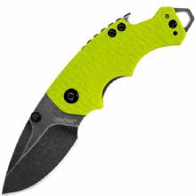 KERSHAW Shuffle Folder 2375 in Blackwash Plain Lime GFN