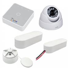 GLOMEX ZigBoat Starter Kit System w/Camera - Includes Gateway, Battery, Flood, Door/Porthole Sensor and IP Camera