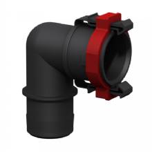 FATSAC Flow-Rite 1-1/8 inch Elbow Quick Connect Socket f/Auto Ballast System