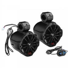 BOSS AUDIO B62ABT 6.5 inch 2-Way Amplified Waketower Speakers w/Bluetooth Controller