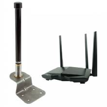 KING Swift Omnidirectional Wi%2DFi Antenna w and WiFiMax Router and Range Extender