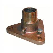 GROCO 1 inch Bronze NPS to NPT Flange Adapter