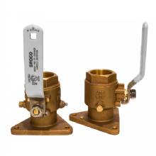 GROCO 1 inch Bronze Tri%2DFlanged Ball Valve and Seacock