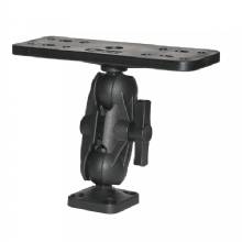 SCOTTY 163 1%2D1 and 2 in BALL MOUNT W and LARGE FISH FINDER MNT