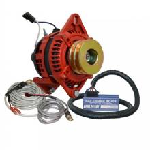 BALMAR Alternator 315 inch Dual Foot Saddle Dual V Pulley Regulator and Temp Sensor %2D 170A Kit %2D 12V